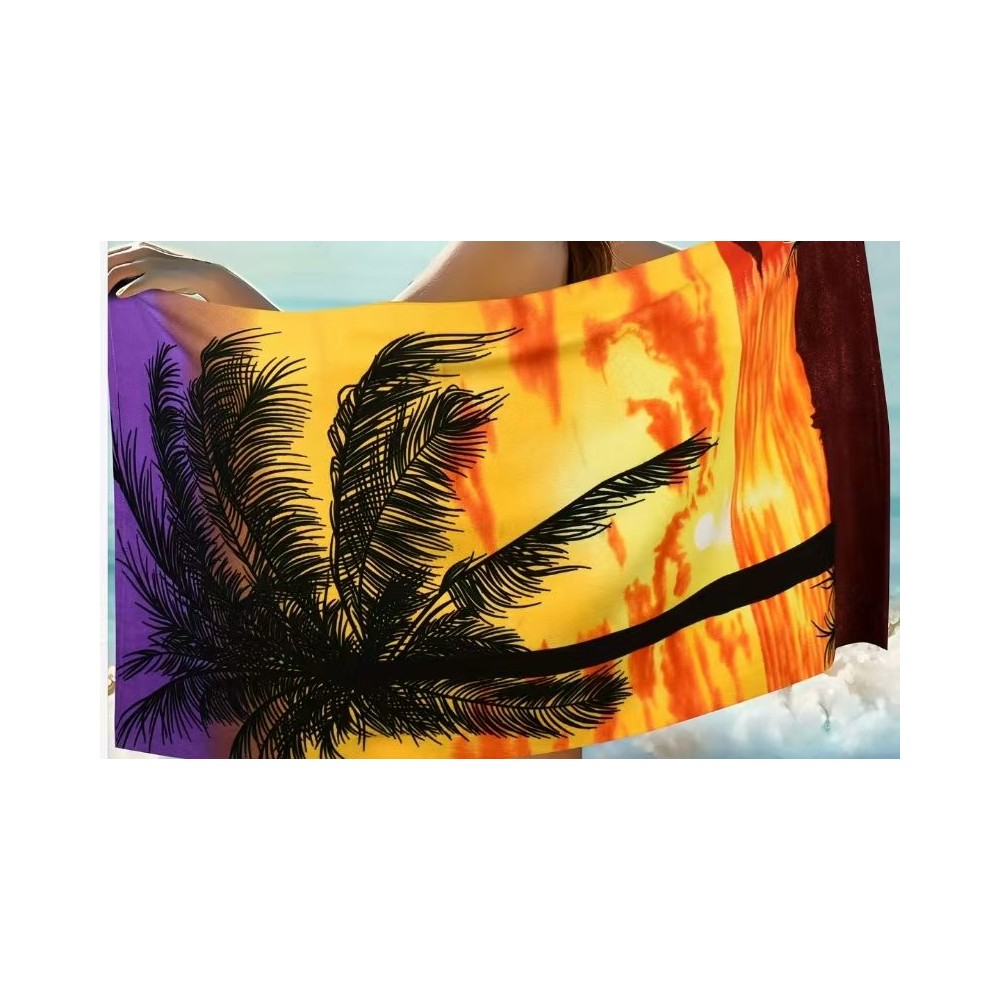 超细纤维印花浴巾（沙滩巾）