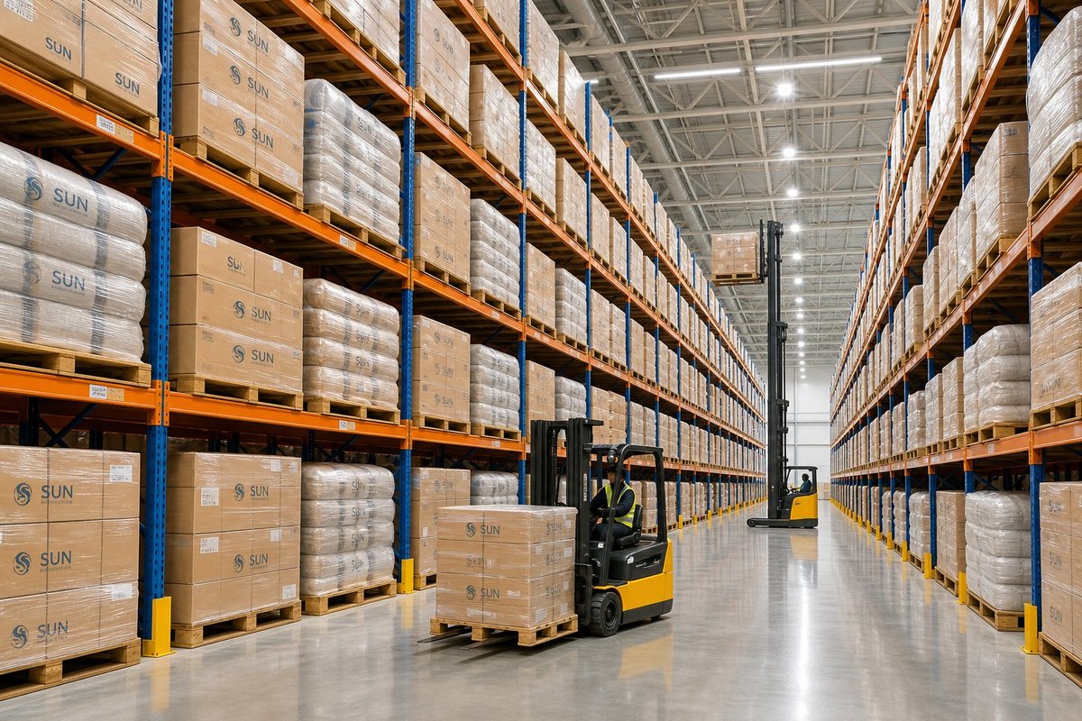 Warehouse stock in Prague