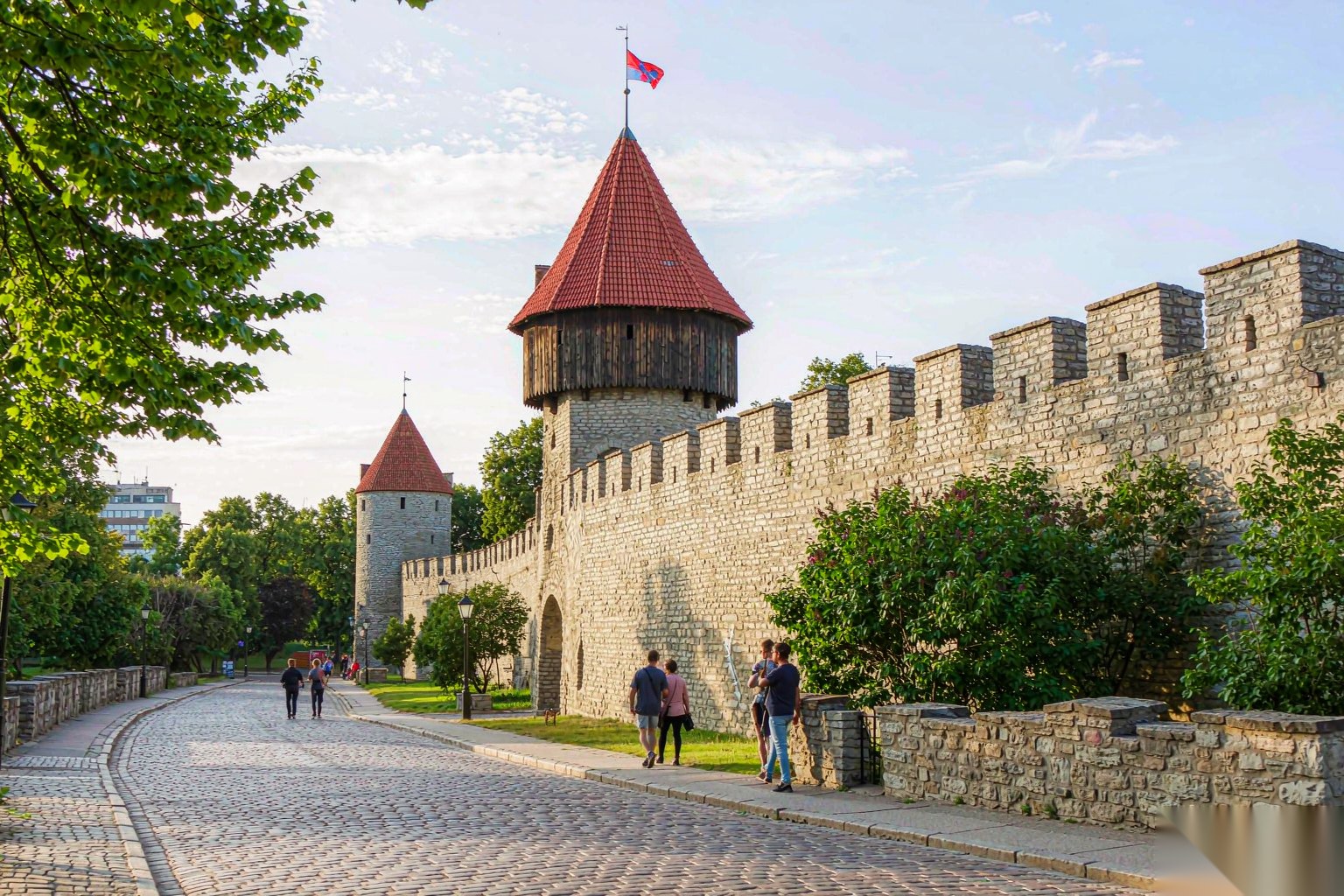 Tallinn medieval city wall