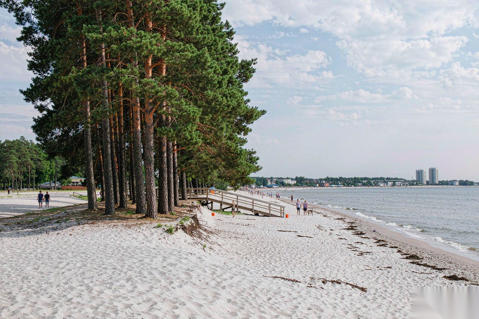 Jūrmala white sand beach